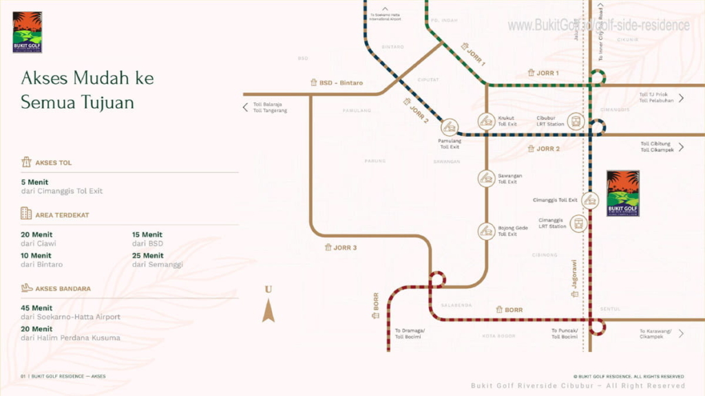 Nilai Investasi Golf Side Residence Cibubur