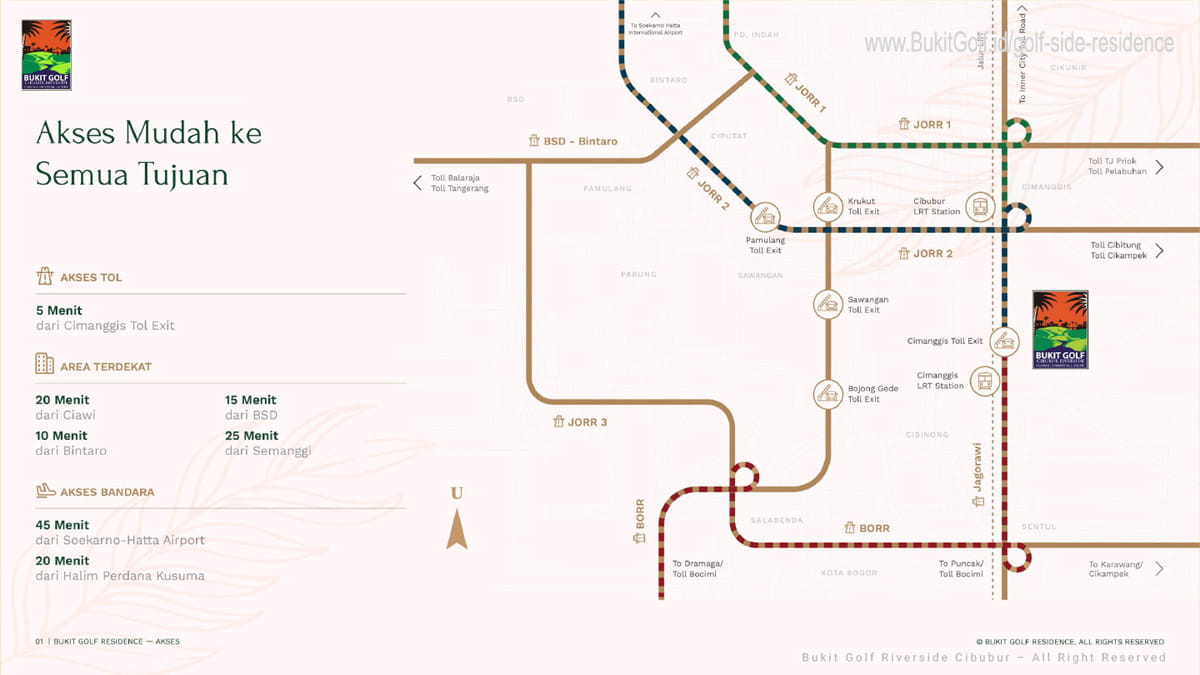 Nilai Investasi Golf Side Residence Cibubur
